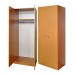 Wardrobe with Oval Hanging Rail, 496 mm Depth, 0637