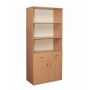 2-Door Bookcase with 2 Drawers, 380 mm Depth, 0640