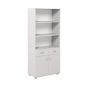 2-Door Bookcase with 2 Drawers, 380 mm Depth, 0640