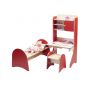 Wall for children "Hospital for children" of 3 elements: table, stool and bed. (13813)