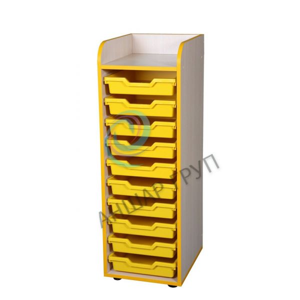 Wall "Organizer" for trays, element № 2 with a set of trays № 1 (29267 + 22267 № 1)