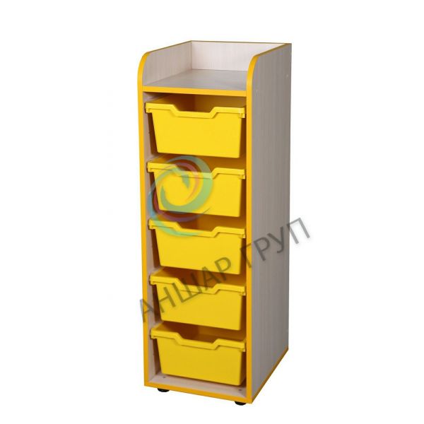 Wall "Organizer" for trays, element № 2 with a set of trays № 2 (29267 + 22267 № 2)