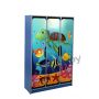 3-seater children's wardrobe with curly doors with photo printing "Underwater world" (30323_PS)