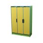 Children's wardrobe 3-seater with curly doors (30323)