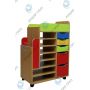 Children's mobile shelving unit (23868)