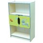 Children's wall "Animals" № 4 semi-closed with 2 small doors (5014)