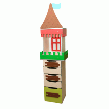Children's wall "High lock" element № 7 (5207)
