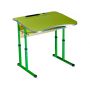 Student's table 1-seater anti-scoliosis with a platform adjustable in height with a shelf № 4-6 (90136Zhs)