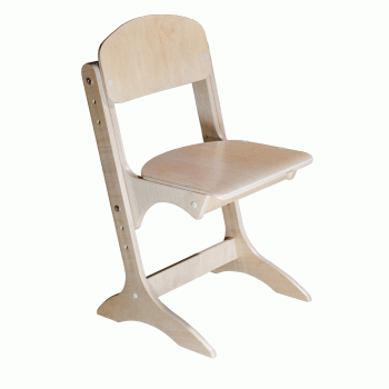 Children's plywood chair "Antoshka" lacquered № 1-3 (0296)