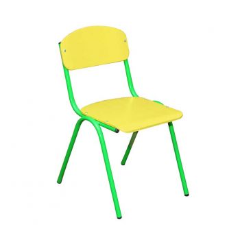 Children's chair ISO growth group № 2 painted (0242F)