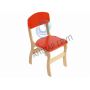 Plywood chair "Fantasy" partially painted № 2 (0271)