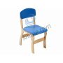 Plywood chair "Fantasy" partially painted № 2 (0271)