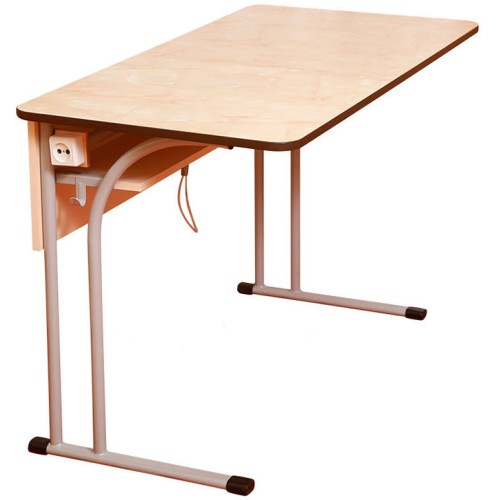 Student laboratory table for a physics classroom