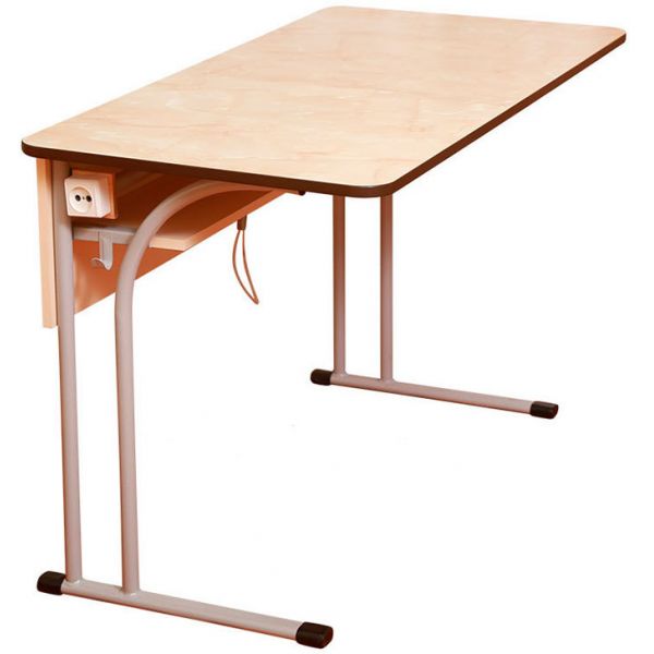 Student laboratory table for a physics classroom