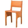 Children's chair made of natural wood with variable height (2-4 group) Pine