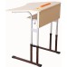 Anti-scoliosis table, single, height-adjustable