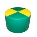 TIA-SPORT Rainbow pouf set