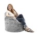 TIA-SPORT Milan Faux-Fur Bean Bag Chair