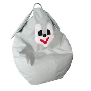 TIA-SPORT Bunny bean bag chair, size S, 90×60 cm