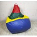 TIA-SPORT Stripes Beanbag Chair S, 90x60 cm