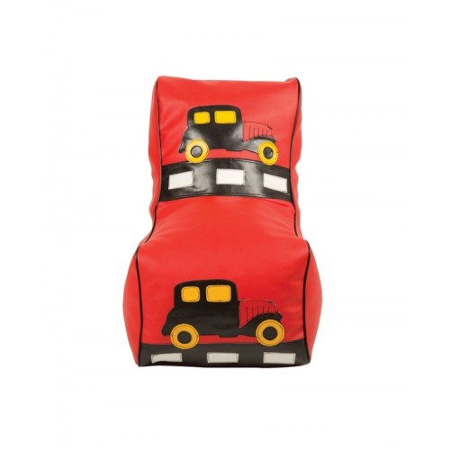 TIA-SPORT Red Car Kids Bean Bag Chair