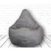 TIA-SPORT Velour Bean Bag Chair, Size S, 90x60 cm