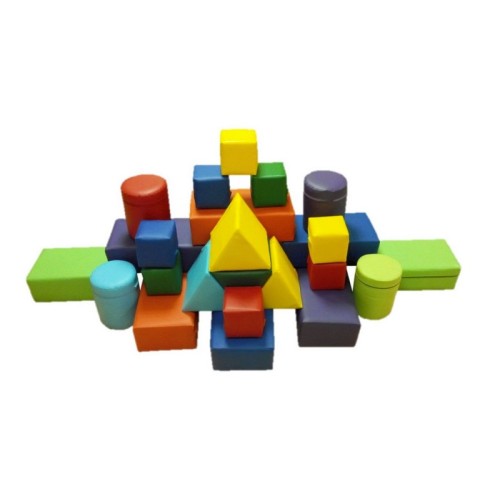 TIA-SPORT Mini Castle soft modular construction set, 25 pcs