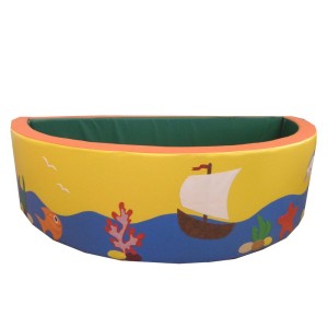 TIA-SPORT Semicircle ball pit with appliqué, 150×40 cm