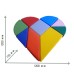 TIA-SPORT Heart Tangram Soft Puzzle