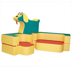 TIA-SPORT transforming sofa with Puppy toy