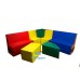 TIA-SPORT soft modular corner set for children