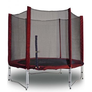 Батут с защитной сеткой Maroon 244см, 61008-8