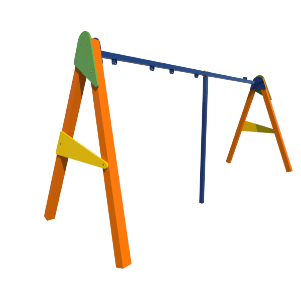 Качеля Geoviola wood база