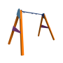 Качеля Geom Double wood база