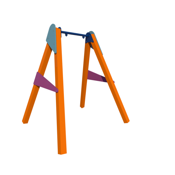 Качеля Гойдалка Geom Single wood база, 12226-8