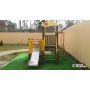 Игровой комплекс красно-зелено-желтый "Кроха-NEW" TE810 NEW