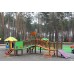 Игровой комплекс красно-зелено-желтый 