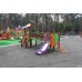 Игровой комплекс красно-зелено-желтый 