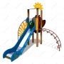 Play complex "Stream" (steel ladder, decorative panel "Owl") TE701.1
