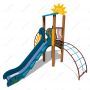 Play complex "Trickle" (rope ladder and fence with a puzzle) TE701.2