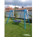 Single swing on metal racks 