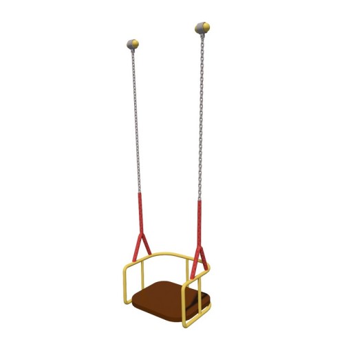 Swing with backrest (on chains in a heat-shrinkable tube) P800.3