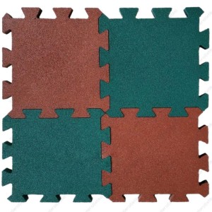 Плитка з гумової крихти 455х455 мм (пазл)