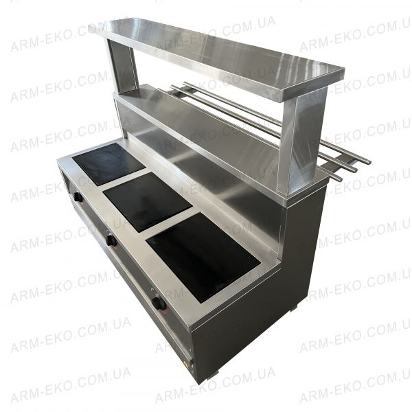 Electric Bain-Marie for First Courses MEPS-3 (3 Burners)