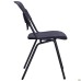 Rolf chair, black frame, black plastic