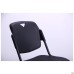 Rolf chair, black frame, black plastic