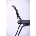 Rolf chair, black frame, black plastic
