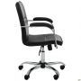 Samba-RS chrome soft-armrest chair, Napoli N-20, no piping