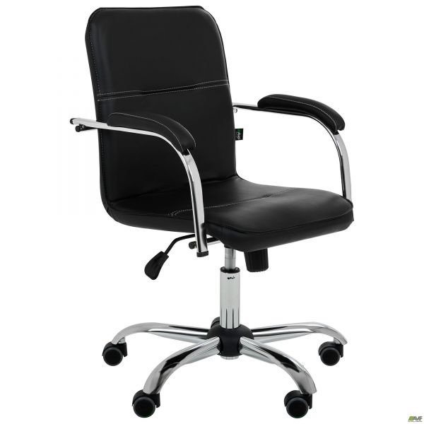 Samba-RS chrome soft-armrest chair, Napoli N-20, no piping