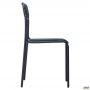 Askona chair, black frame, fabric A-38